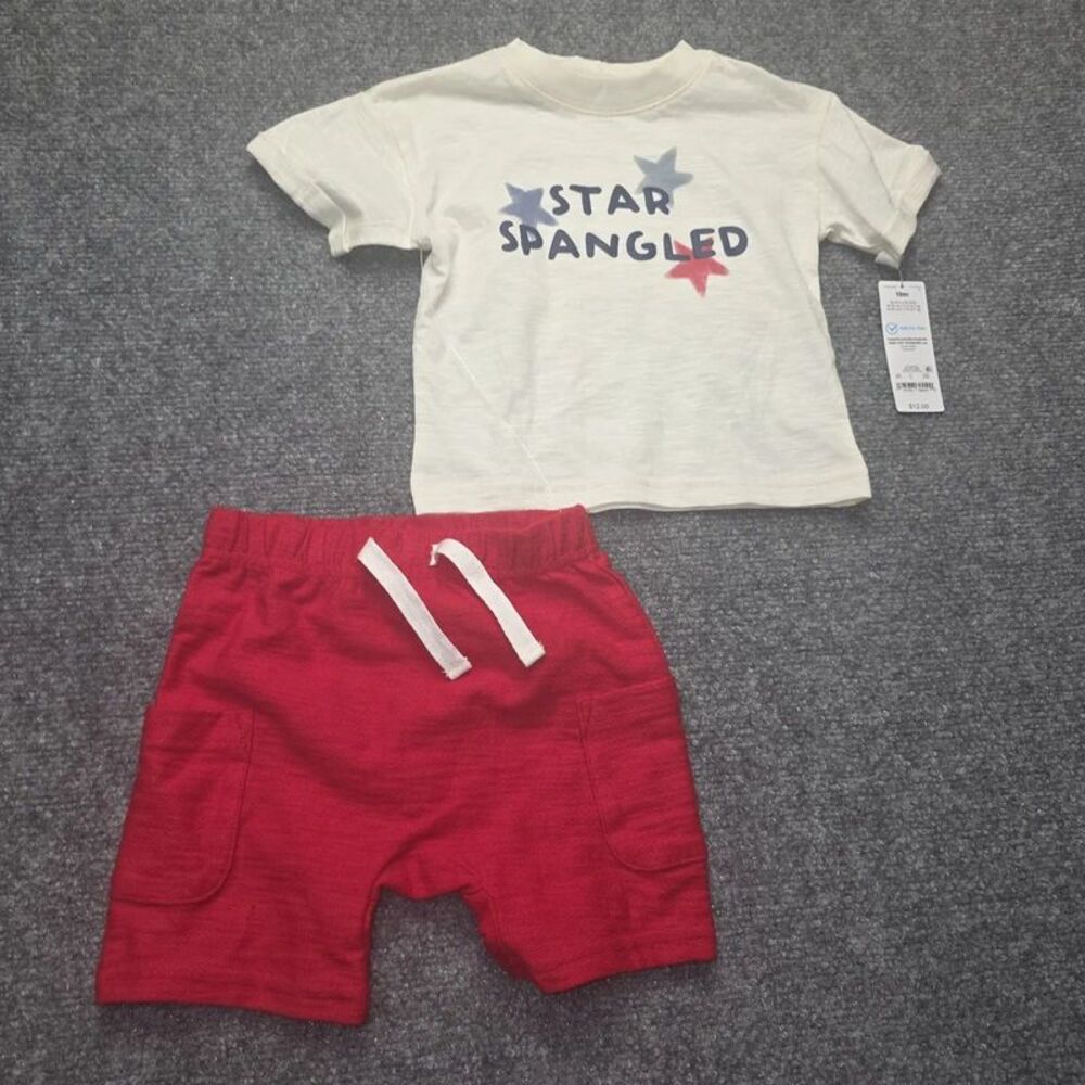 2-Piece Shirt & Shorts Set Size 18M